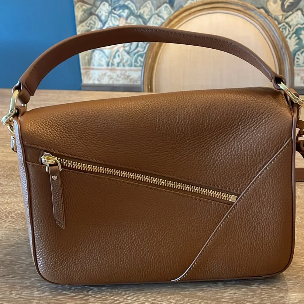 Quince - Italian leather patchwork crossbody - Picture 5 of 6